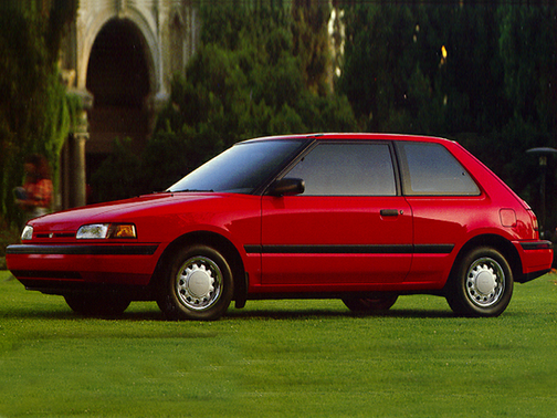 File1991 Mazda 323 LX in Current Blue Metallic Front Left 06072022jpg   Wikimedia Commons